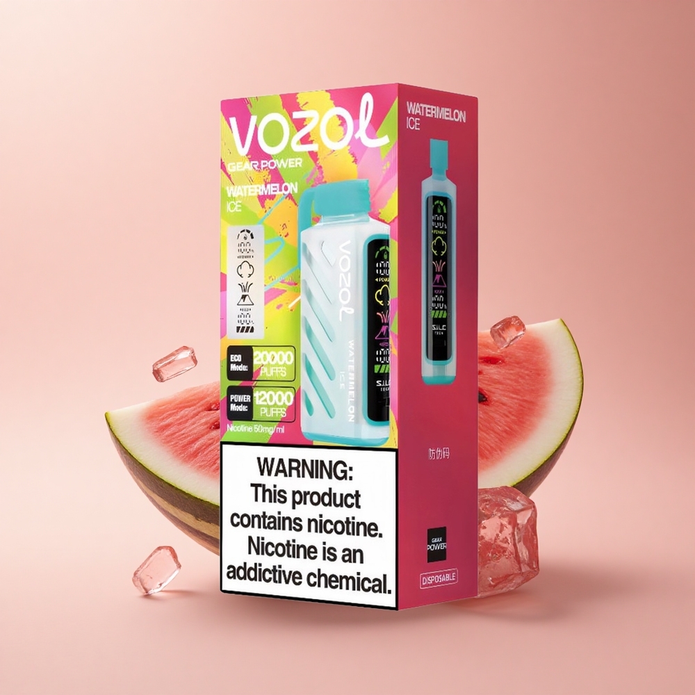 VOZOL Gear Power 20000 Puffs Wassermelone Eis Dual Mesh 20mL 5