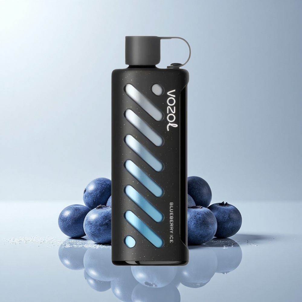 VOZOL Gear Shisha 25000 Puffs Blaubeer-Eis Dual Mesh 5mg