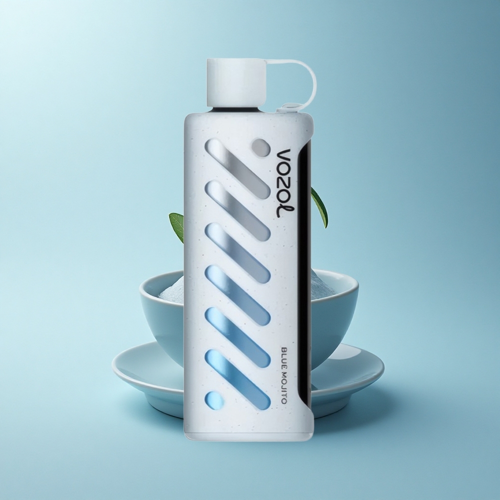 VOZOL Gear Shisha 25000 Puffs Blauer Mojito Dual Mesh 1000mAh 5mg