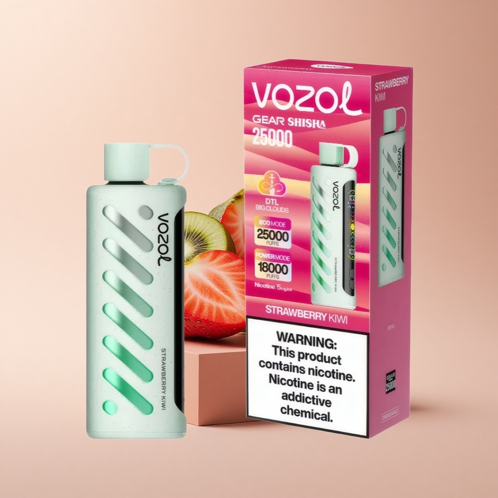 VOZOL Gear Shisha 25000 Puffs Erdbeer-Kiwi Dual Mesh 5mg
