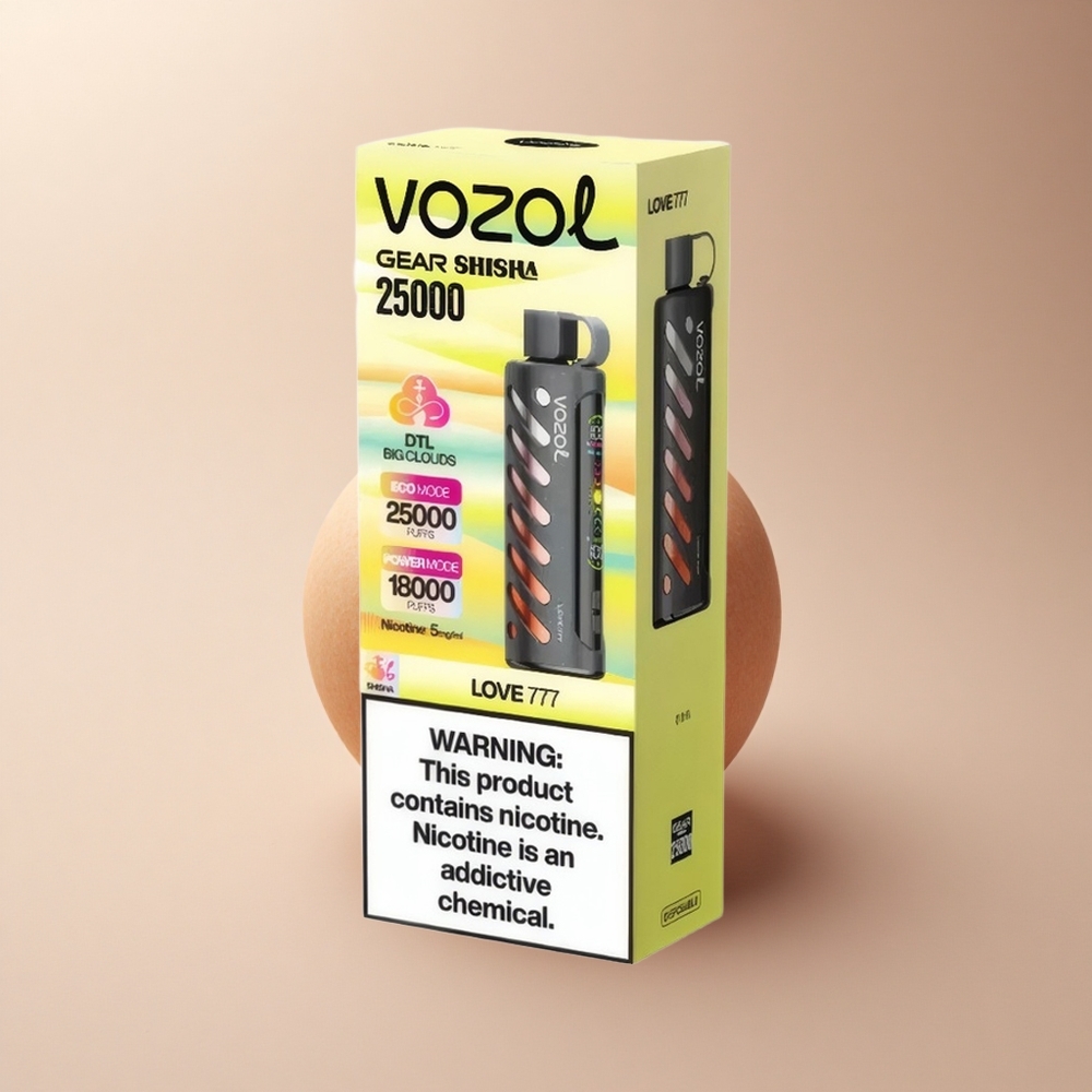 VOZOL Gear Shisha 25000 Puffs Liebe 777 Dual Mesh 5mg