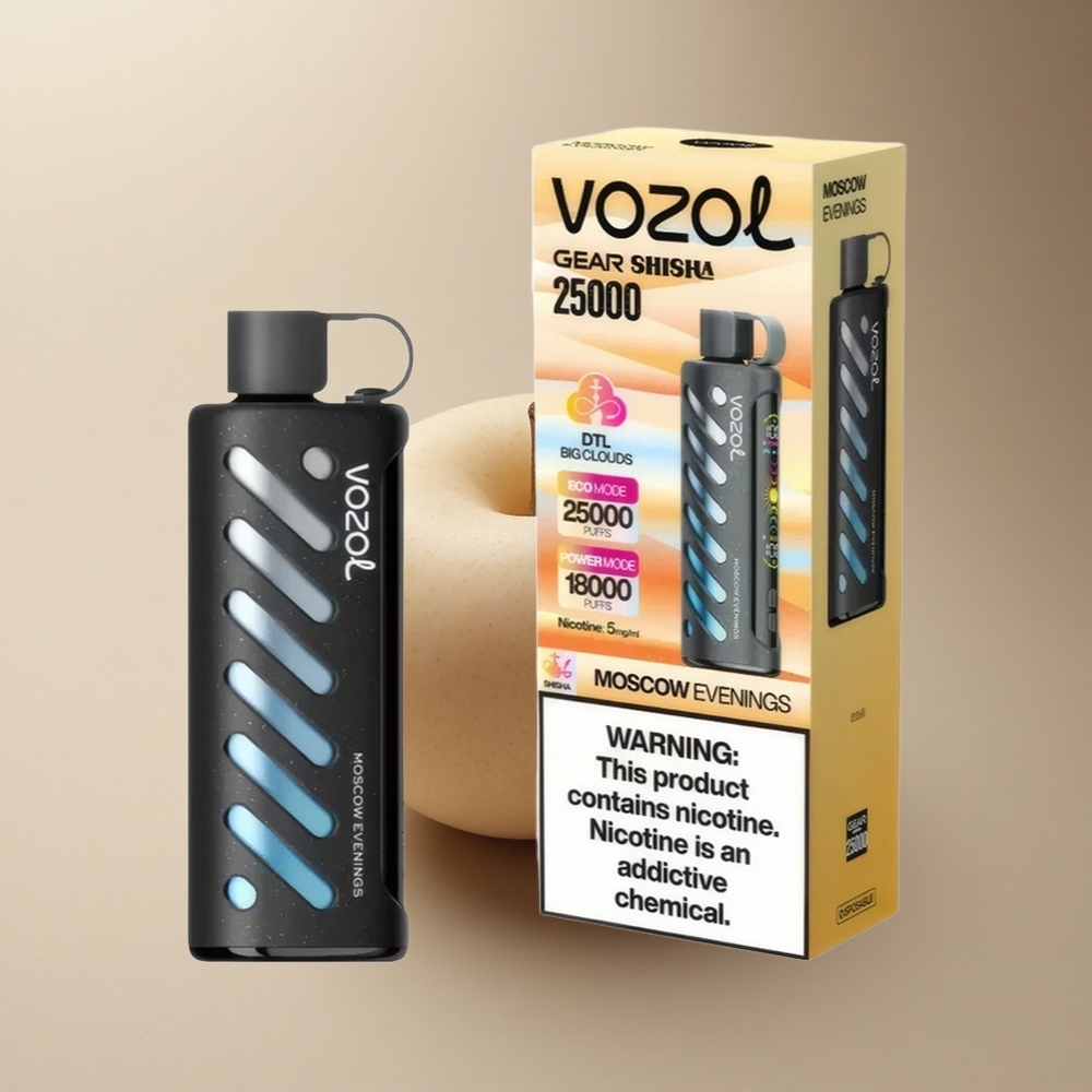 VOZOL Gear Shisha 25000 Puffs Moskau Abende 25000 Züge Dual Mesh Tech