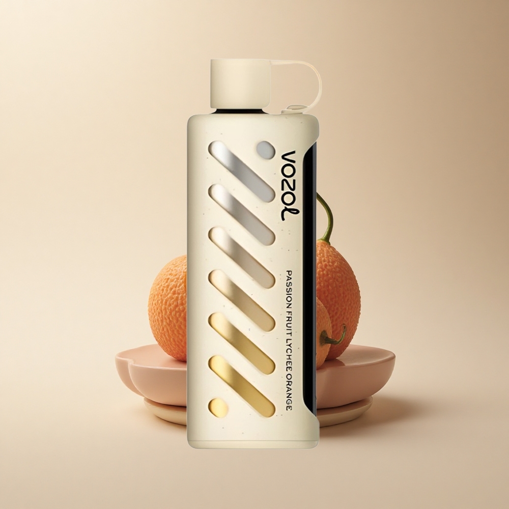VOZOL Gear Shisha 25000 Puffs Passionsfrucht Litschi Orange Dual Mesh 5mg