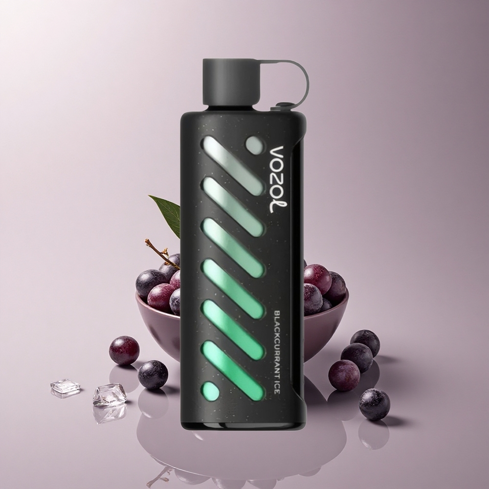 VOZOL Gear Shisha 25000 Puffs Schwarze Johannisbeer-Eis mit Dual-Mesh-Technologie und 5mg/ml Nikotin