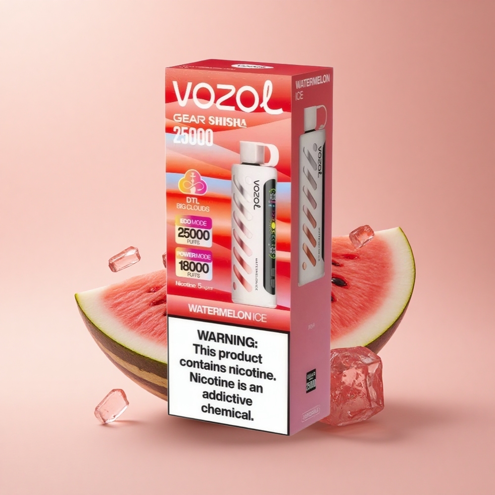 VOZOL Gear Shisha 25000 Puffs Wassermelone Eis Dual Mesh
