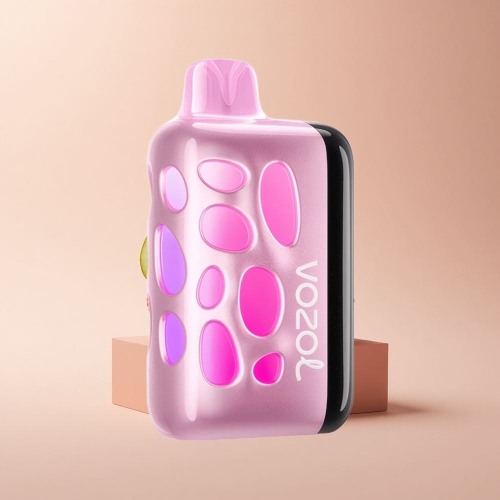 VOZOL RAVE 40000 Puffs Erdbeer-Kiwi Leuchtender Party-Modus Schnellladung