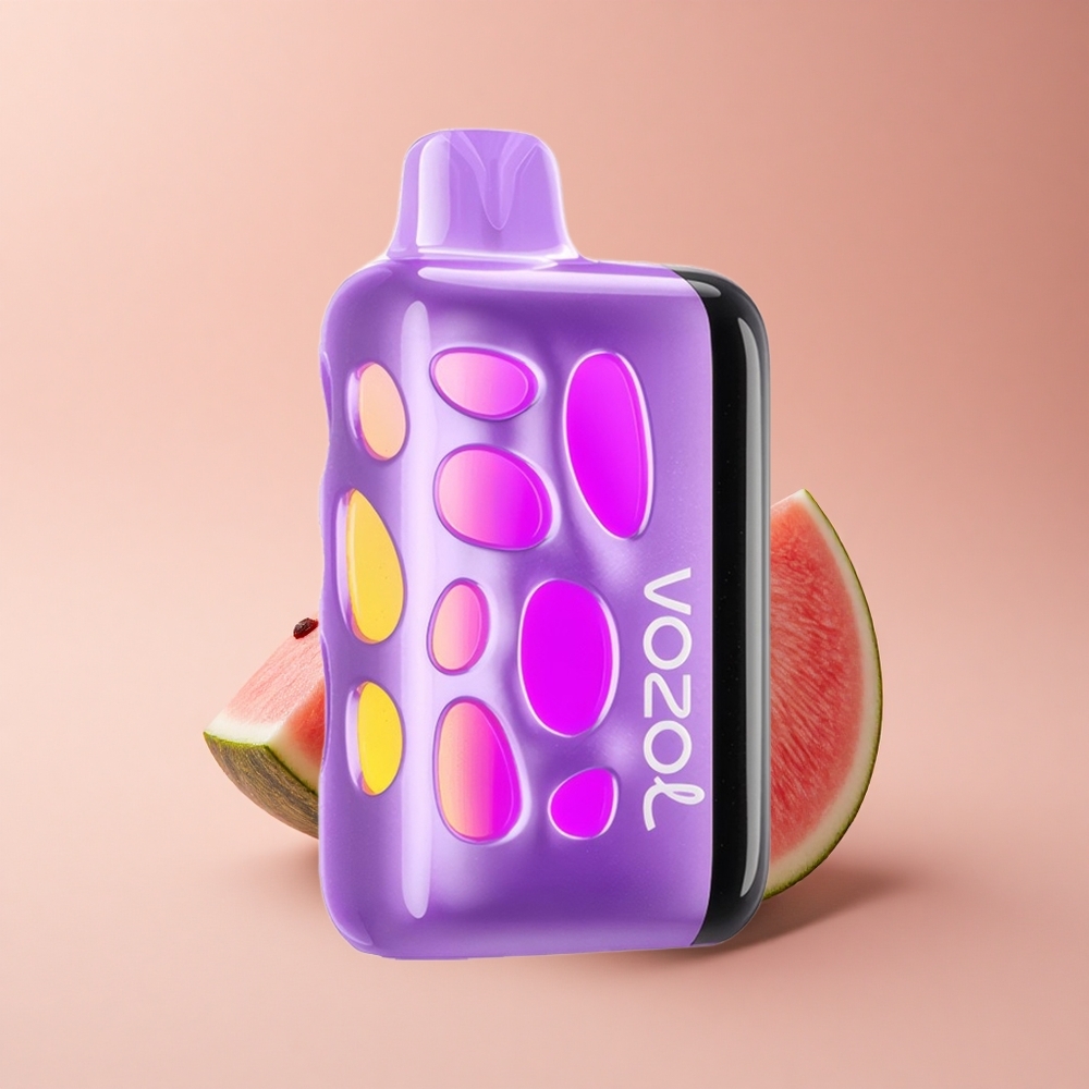 VOZOL RAVE 40000 Puffs Wassermelone Razz Rancher mit Beat-Sync-Party-Modus und Eclipse-Dampfanimation
