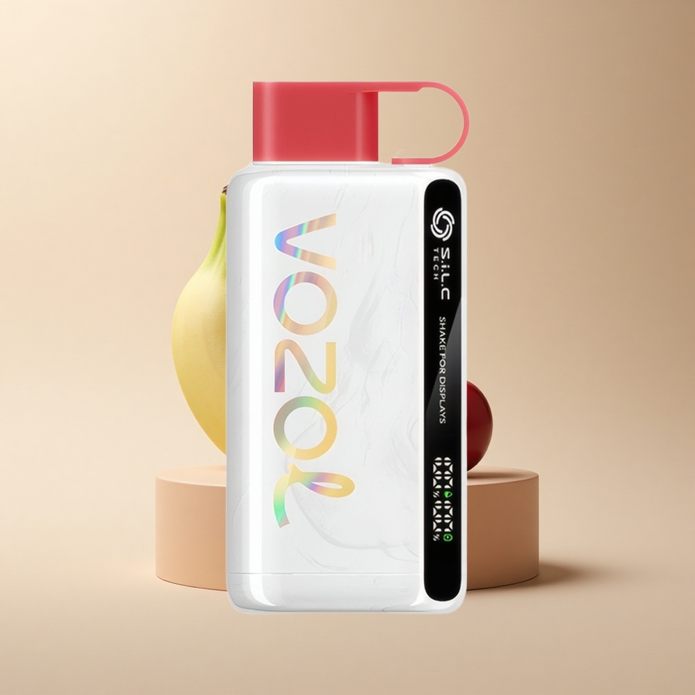 VOZOL STAR 9000/12000 Puffs Drachenfrucht Banane Kirsche mit Schnellladung und Recycling-Kunststoff