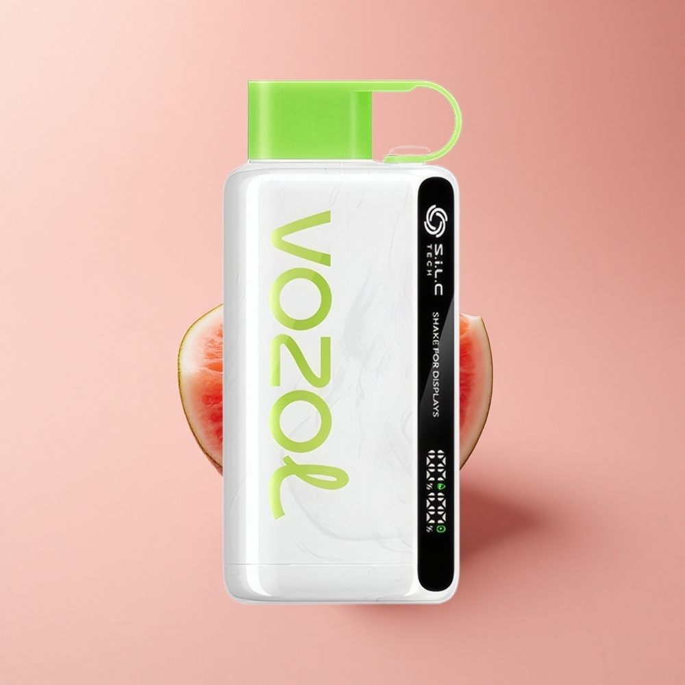 VOZOL STAR 9000/12000 Puffs Erdbeer-Wassermelone mit Schnellladung und Mundstückschutz