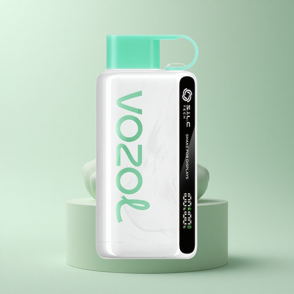 VOZOL STAR 9000/12000 Puffs Kühle Minze mit Schnellladung und recyceltem Kunststoff