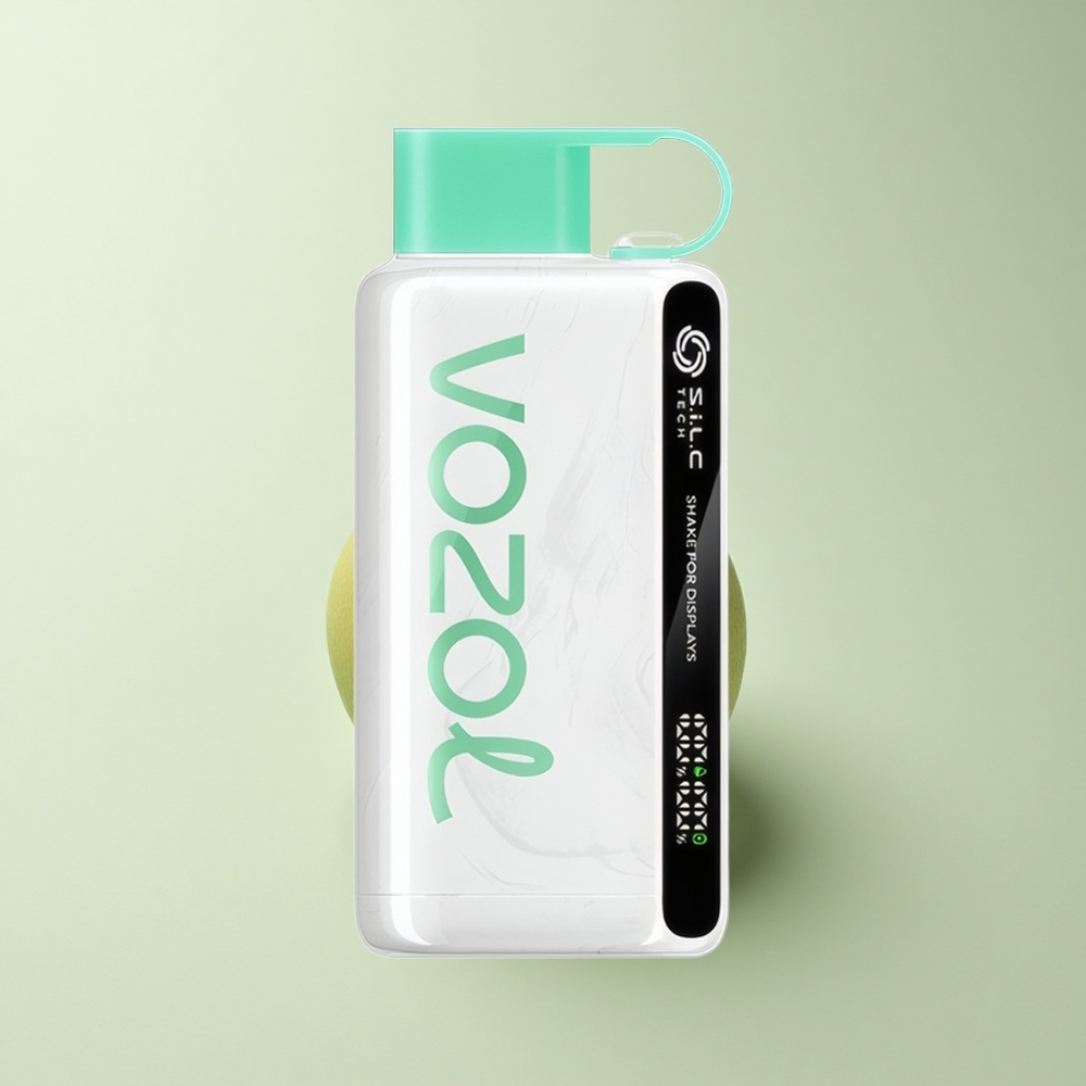 VOZOL STAR 9000/12000 Puffs Zitronenminze mit Schnellladung und recyceltem Kunststoff