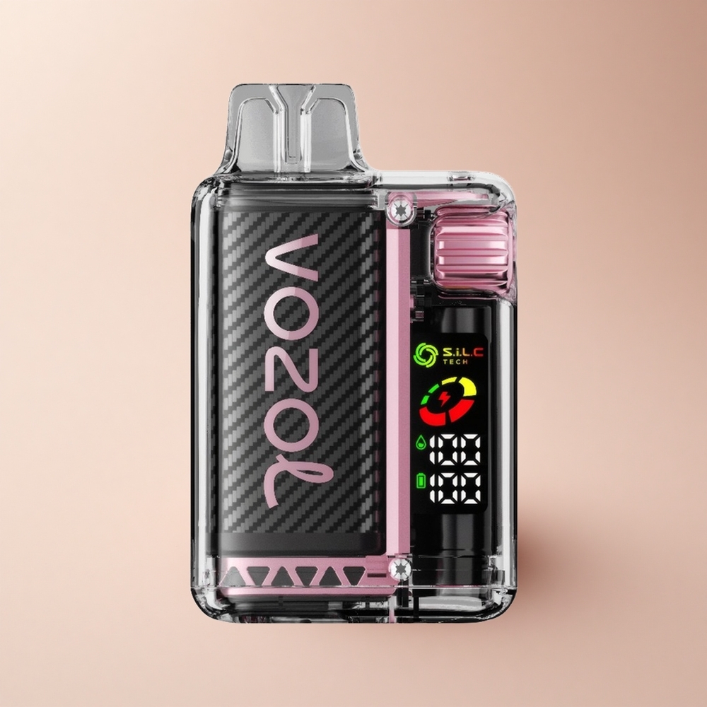 VOZOL Vista 20000 Puffs Pfirsich Eis mit OLED Bildschirm und 650mAh Akku
