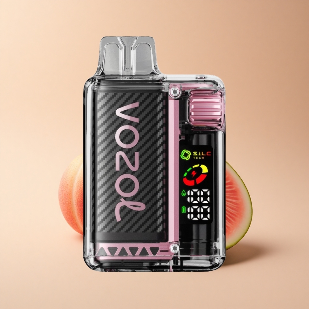 VOZOL Vista 20000 Puffs Pfirsich-Mango-Wassermelone OLED Dual Mesh MCU