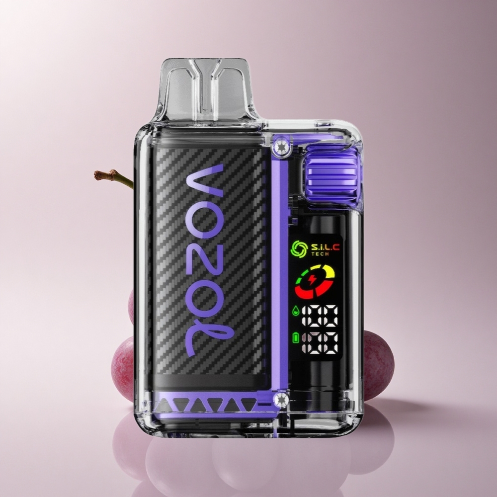 VOZOL Vista 20000 Puffs Trauben-Eis OLED Dual-Mesh
