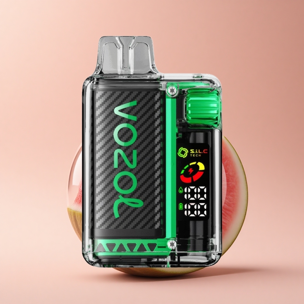 VOZOL Vista 20000 Puffs Wassermelonen-Kaugummi Dual Mesh Coil OLED Eco-Friendly