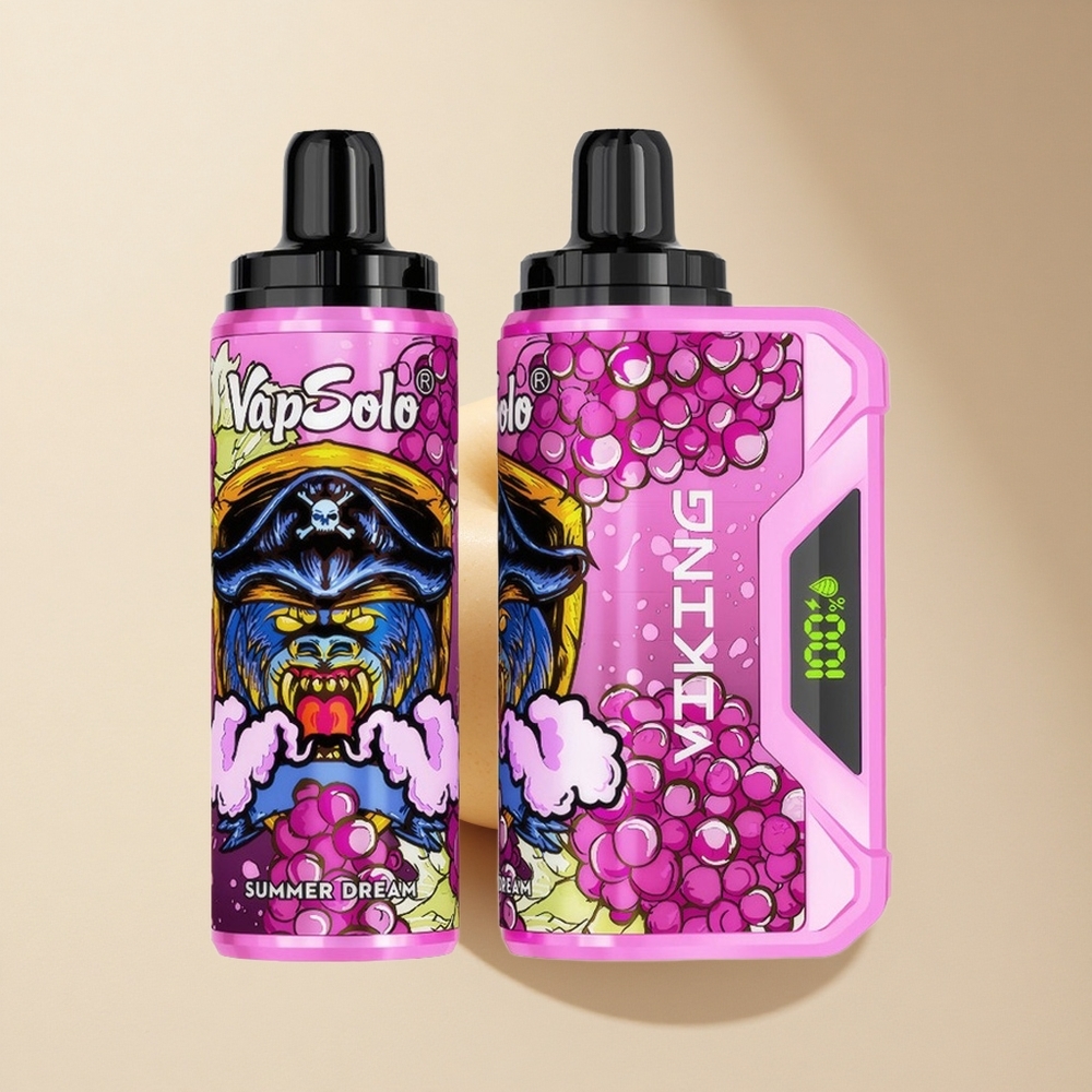VapSolo VIKING 12000 Puffs Sommer Traum 22ml Typ-C Display