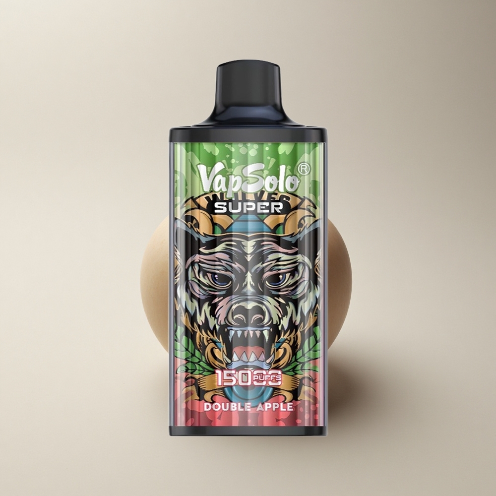Vapsolo Super 15000 Puffs Doppelapfel 850mAh Type-C 40ml