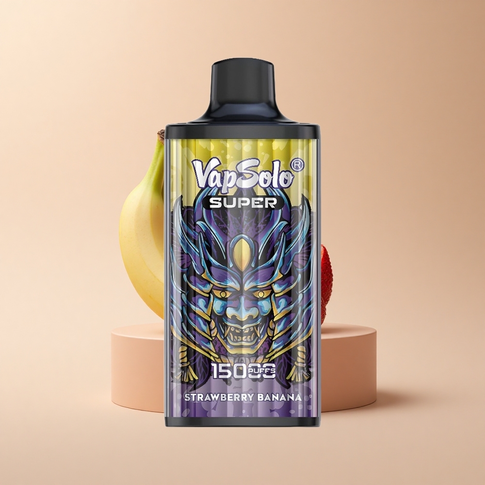 Vapsolo Super 15000 Puffs Erdbeer-Banane 40ml Typ-C 850mAh