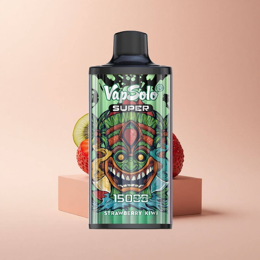 Vapsolo Super 15000 Puffs Erdbeer-Kiwi 40ml Type-C 850mAh Mesh