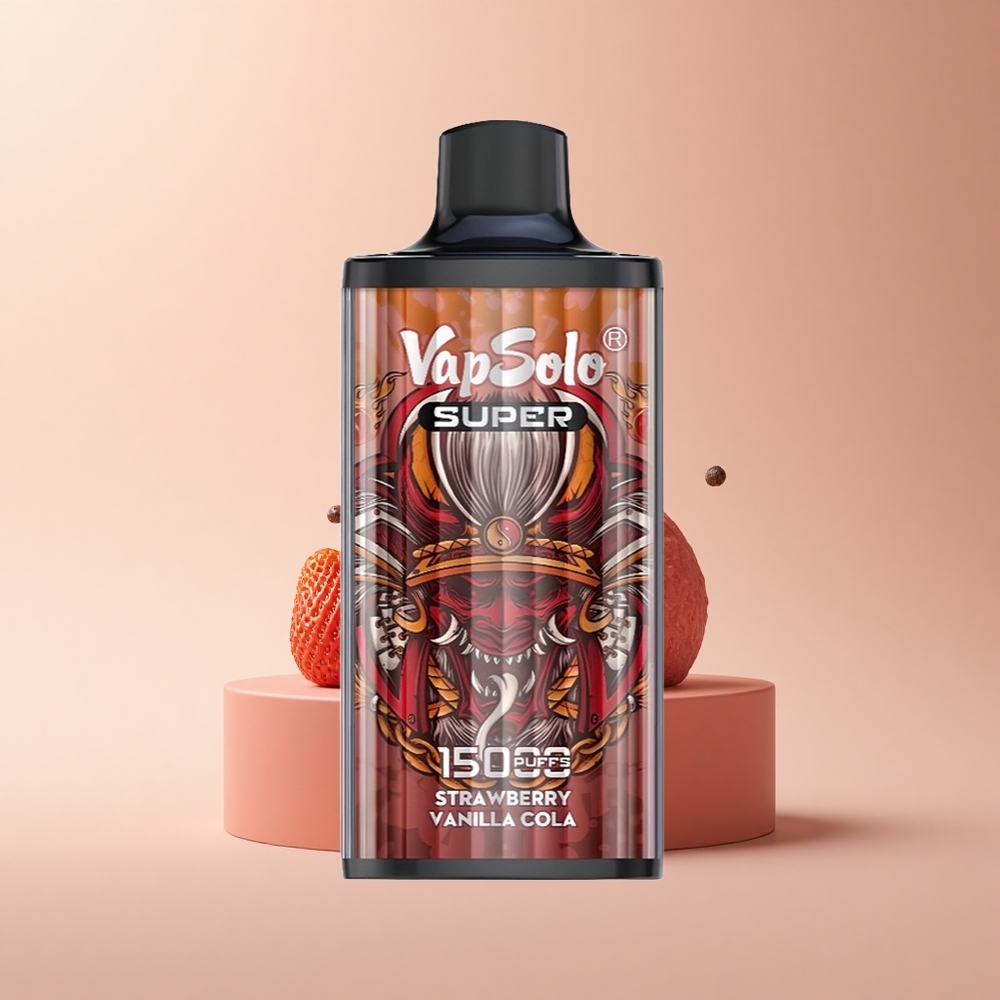 Vapsolo Super 15000 Puffs Erdbeer Vanille Cola 40ml 850mah