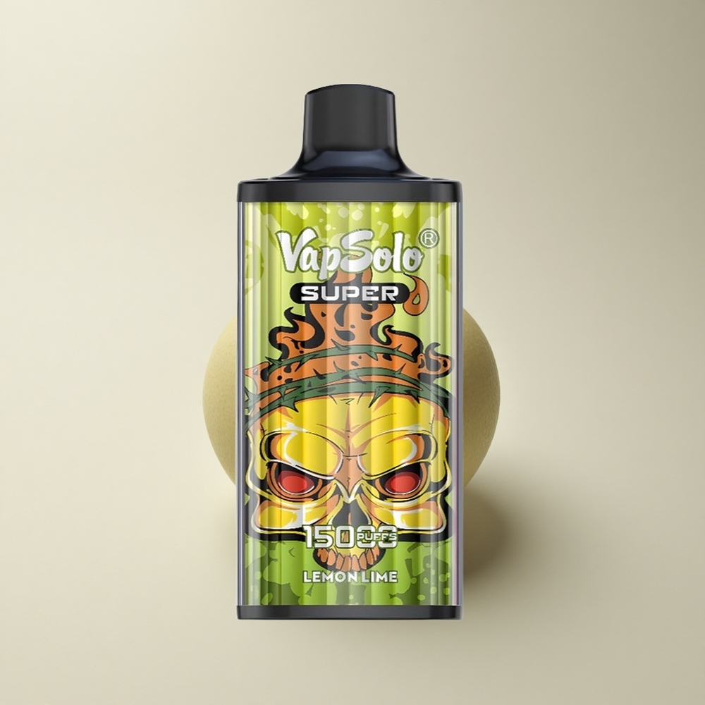 Vapsolo Super 15000 Puffs Limette Zitrone 40ml Typ-C Mesh
