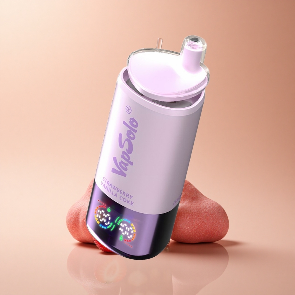 Vapsolo Triple 30000 Puffs Erdbeer Vanille Cola mit 40ml E-Liquid und 30000 Puffs