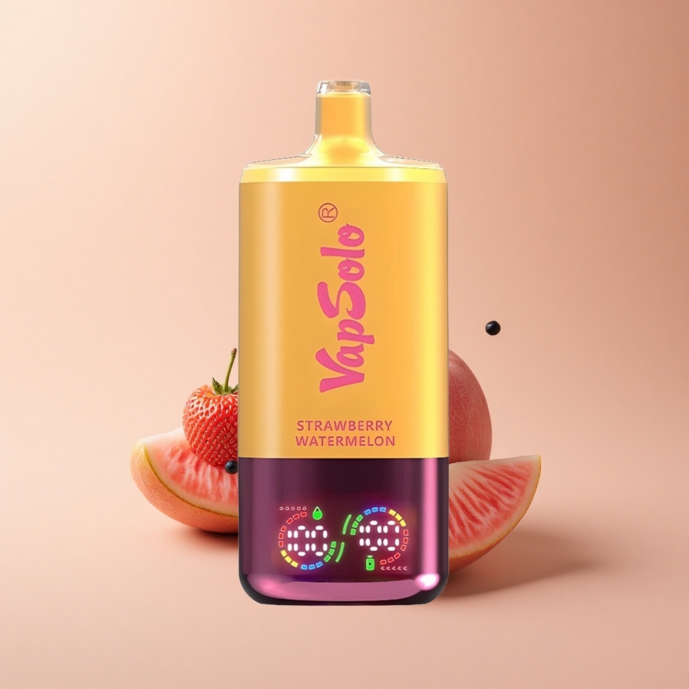 Vapsolo Triple 30000 Puffs Erdbeer-Wassermelone  Zitrone-Pfirsich Typ-C 40ml 20mg/ml