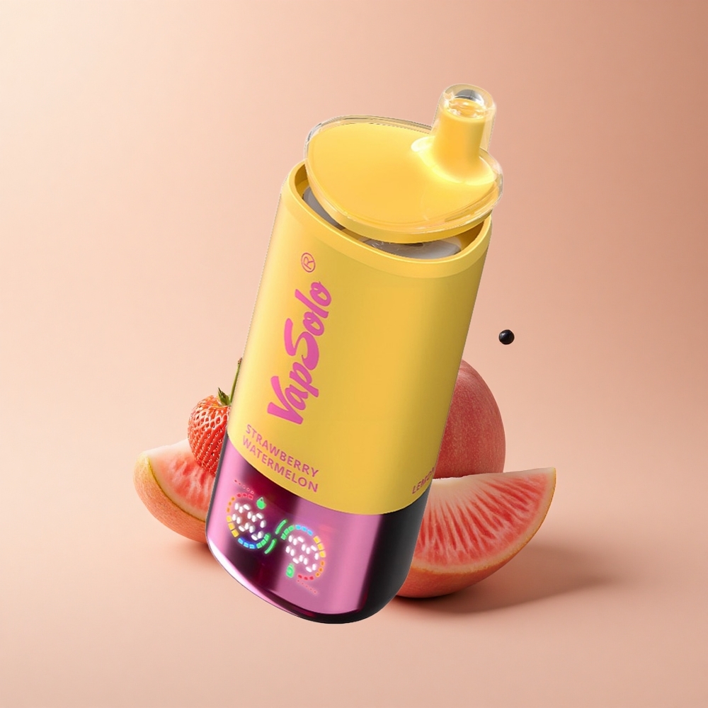 Vapsolo Triple 30000 Puffs Erdbeer-Wassermelone  Zitrone-Pfirsich Typ-C 40ml 20mg/ml