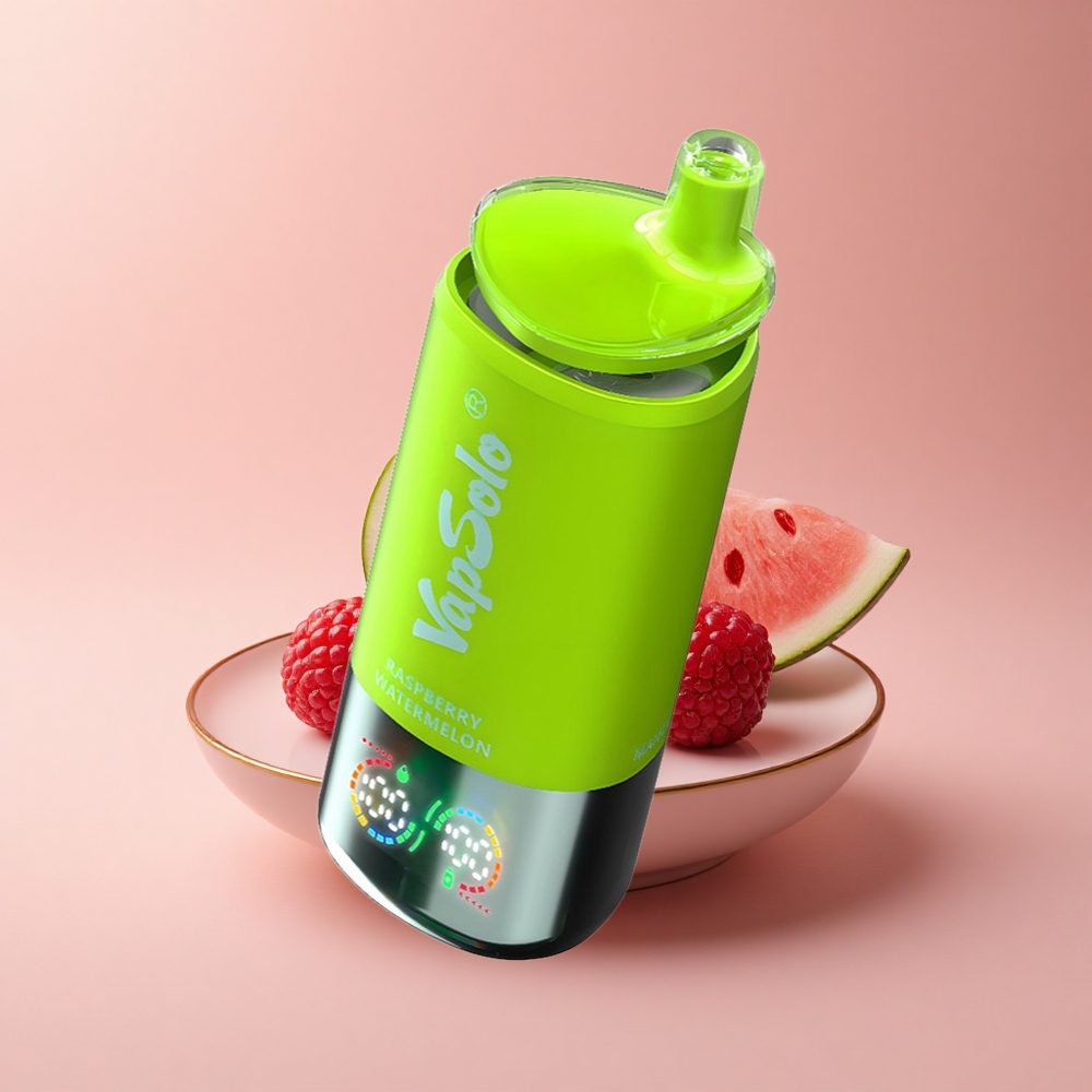 Vapsolo Triple 30000 Puffs Himbeer-Wassermelone Typ-C 40ml 3-Tank
